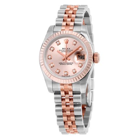 rolex datejust 26mm everose-gold|rolex datejust price chart.